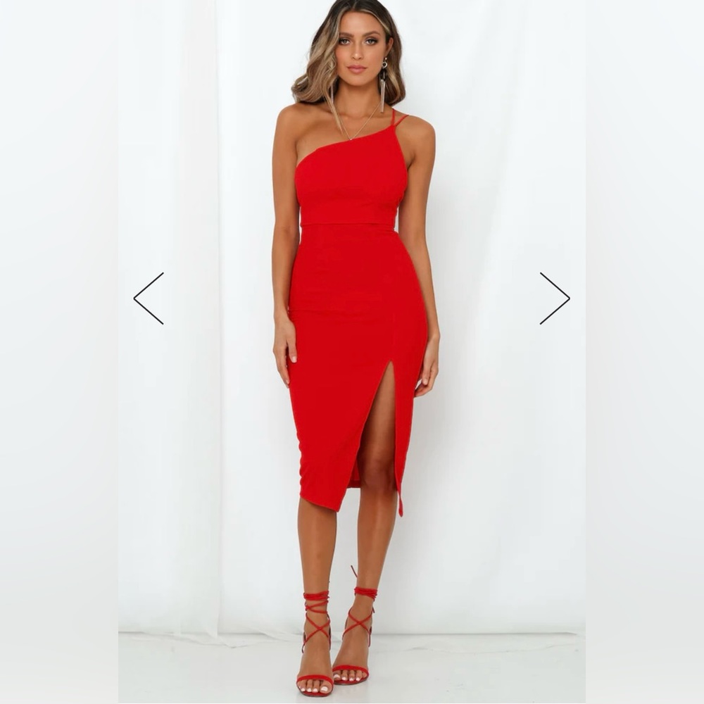 Hello Molly Taking It Back Red Dress - Picture 4 of 5